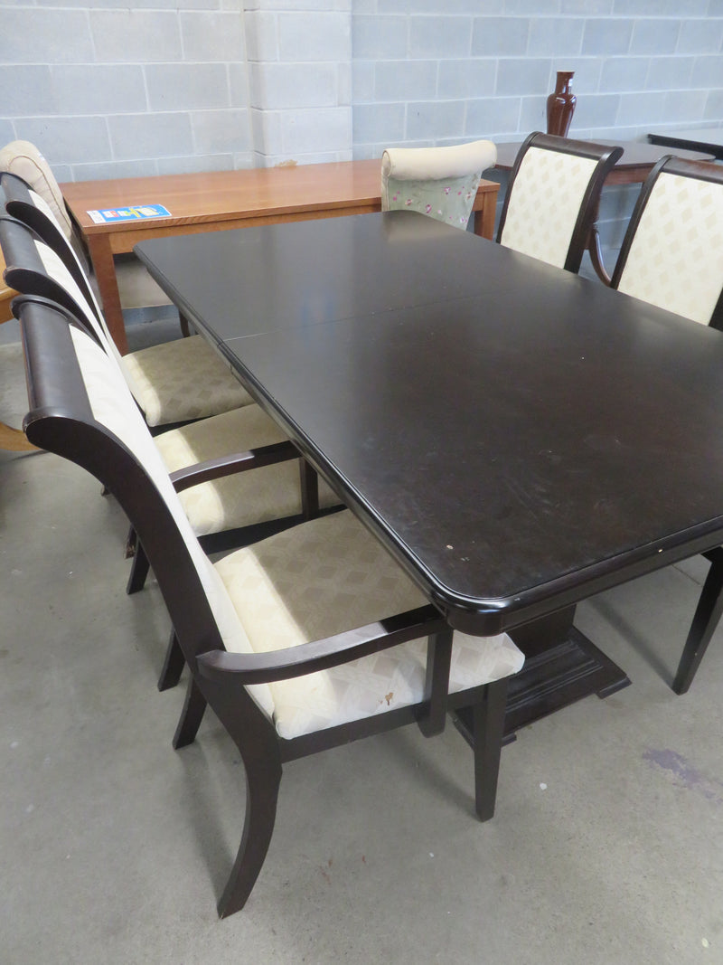 75"W 7-Piece Dining Set