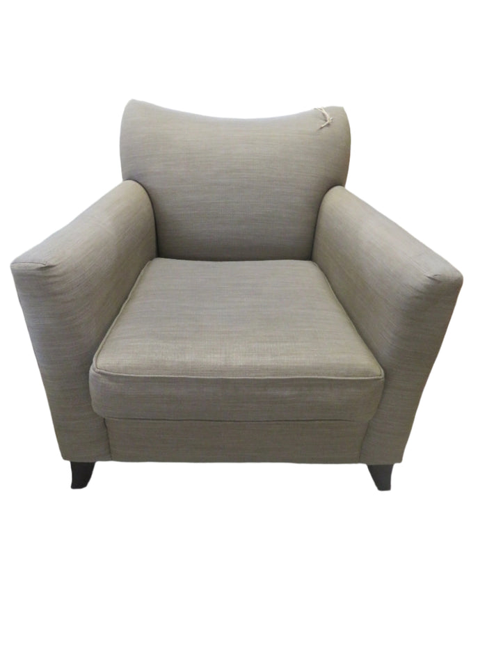 33"W Modern Style Armchair in Tan