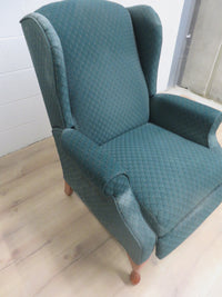31"W Reclining Wing Back Chair