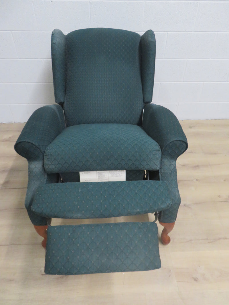 31"W Reclining Wing Back Chair