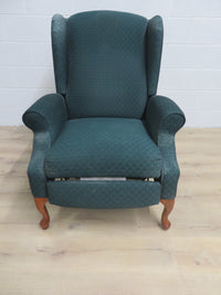 31"W Reclining Wing Back Chair