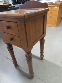 15"W Rustic Telephone Table with Two drawers