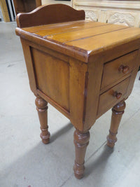 15"W Rustic Telephone Table with Two drawers