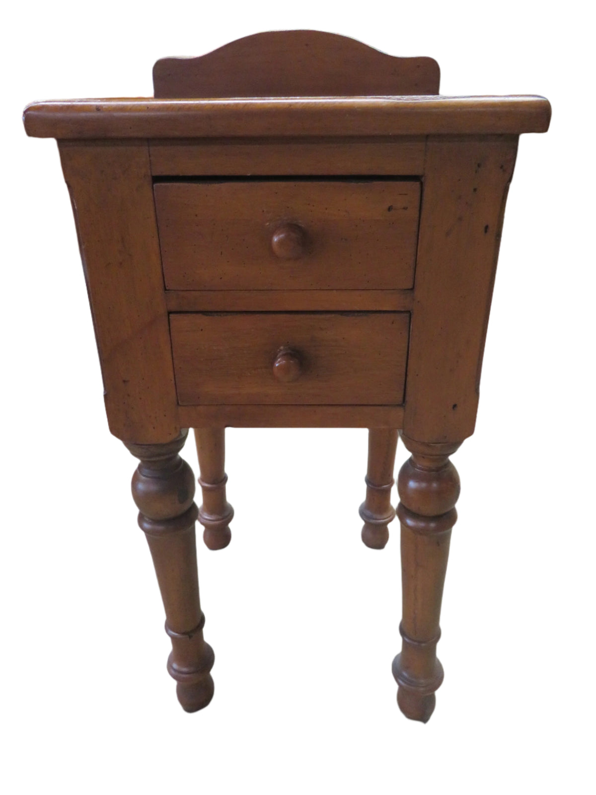 15"W Rustic Telephone Table with Two drawers