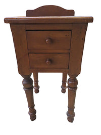 15"W Rustic Telephone Table with Two drawers