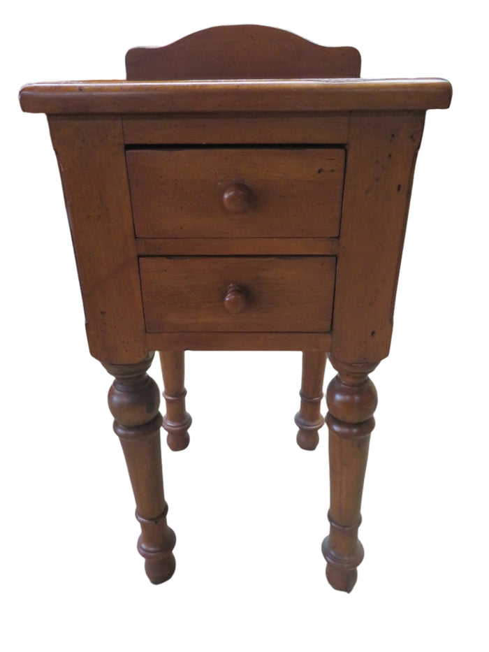 15"W Rustic Telephone Table with Two drawers