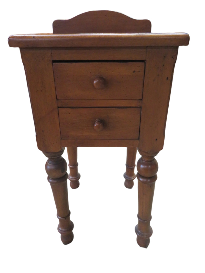 15"W Rustic Telephone Table with Two drawers