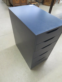 14.5"W Office/Desk Drawers with 5 Drawers - Navy Blue