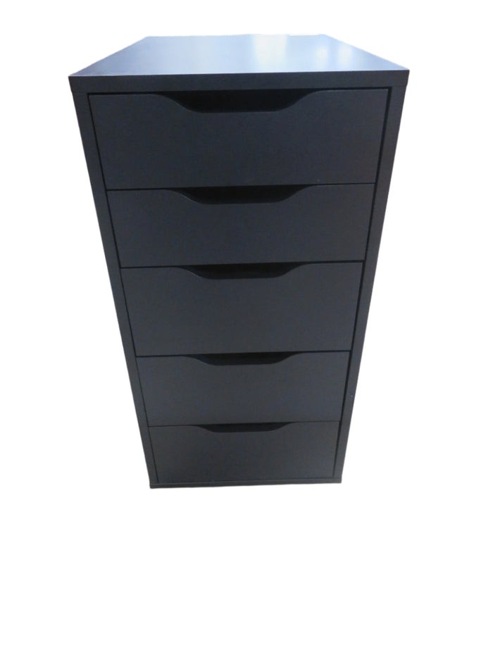 14.5"W Office/Desk Drawers with 5 Drawers - Navy Blue