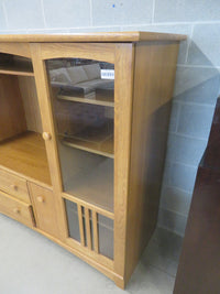 57"W Solid Wood Multi-Media Cabinet