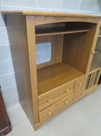 57"W Solid Wood Multi-Media Cabinet