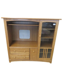 57"W Solid Wood Multi-Media Cabinet
