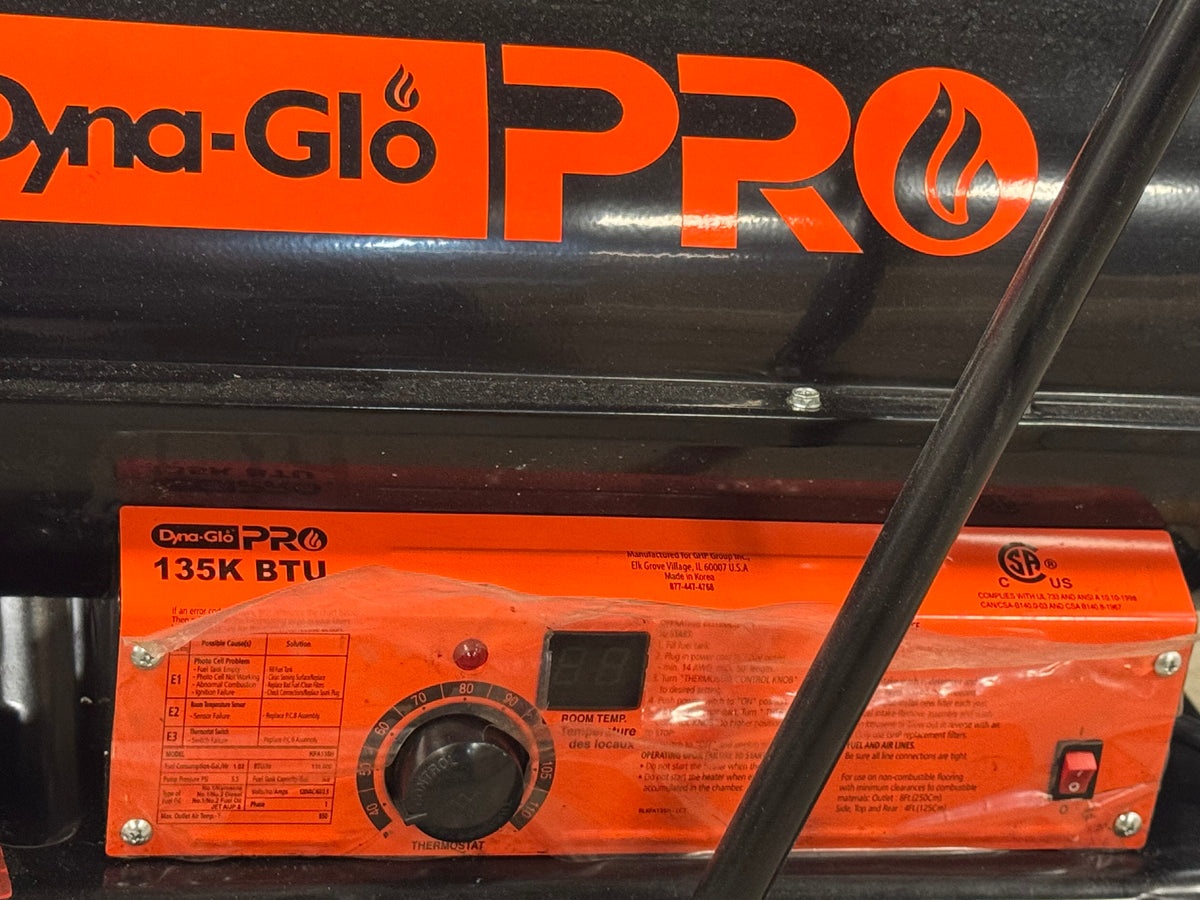 Dyna-Glo Pro 135K BTU Kerosene Forced Air Heater