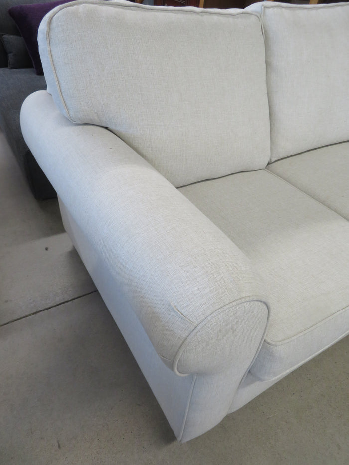60"W Off-White Loveseat