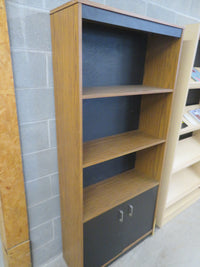32"W Bookcase with Lower cupboard