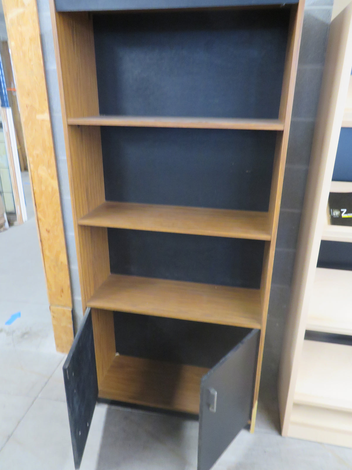 32"W Bookcase with Lower cupboard