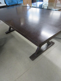 86"W Dining Table - Black