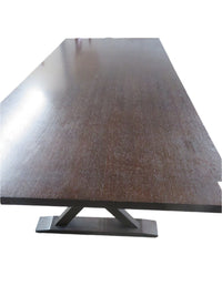 86"W Dining Table - Black