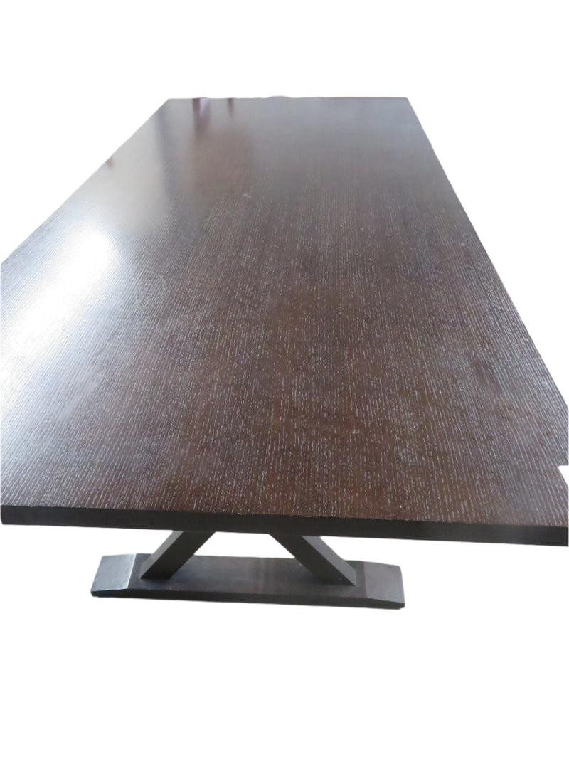 86"W Dining Table - Black