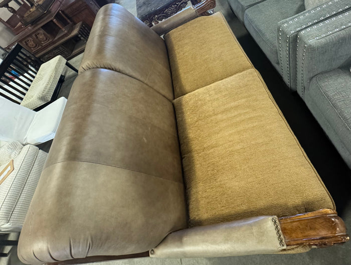 Two-tone upholstery 2 seater sofa
