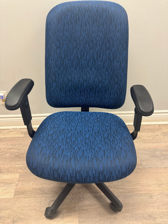 Ergonomic Office Chair - Blue Fabric