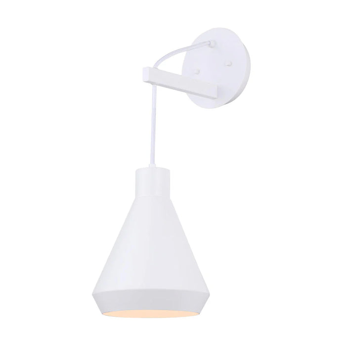 BYCK Matte White Wall Light - IWF1020A01WH