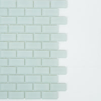 Matt Light Mint Mosaic Tiles - 10.7" x 11.7"