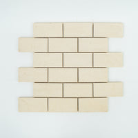 Marble Cream Mosaic Tiles - 11.7" x 13.7"