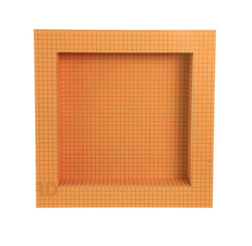 Schluter Kerdi-Board-SN Shower Niche with Frame 12 in. W x 12 in. L x 0.5 in. T Underlayment for Tile