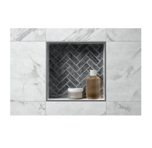 Schluter Kerdi-Board-SN Shower Niche with Frame 12 in. W x 12 in. L x 0.5 in. T Underlayment for Tile
