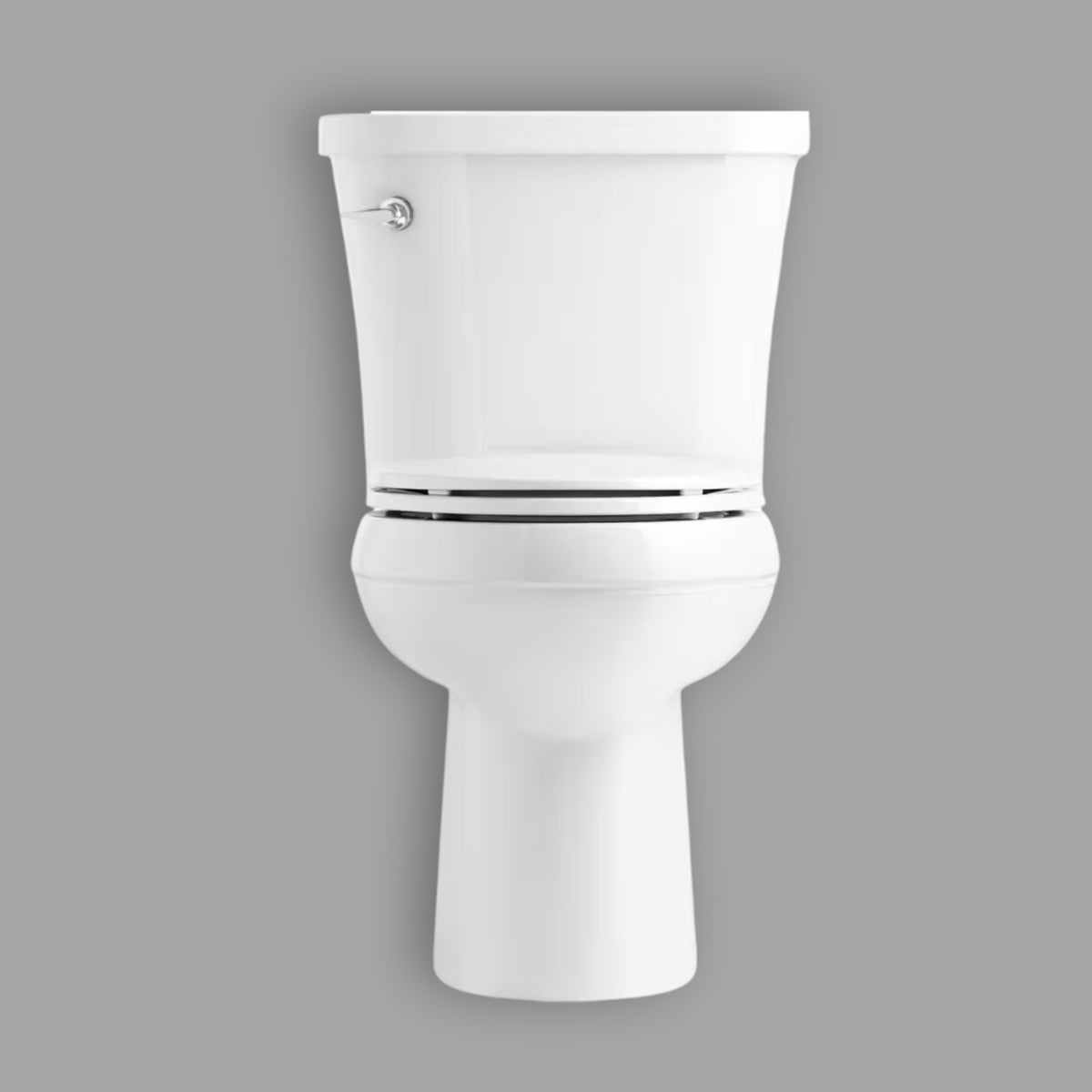 Kohler Gleam 2-Piece Chair Height Elongated Skirted 4.8 LPF Single Flush Toilet in White with Slow Close Seat