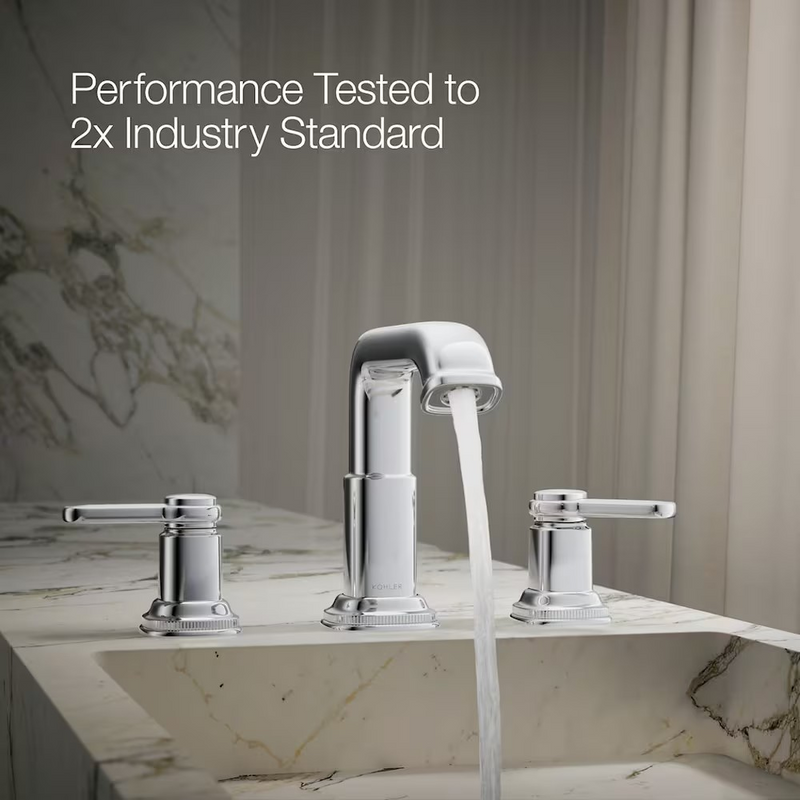 KOHLER Numista Widespread 2-Handle Bathroom Sink Faucet in Chrome