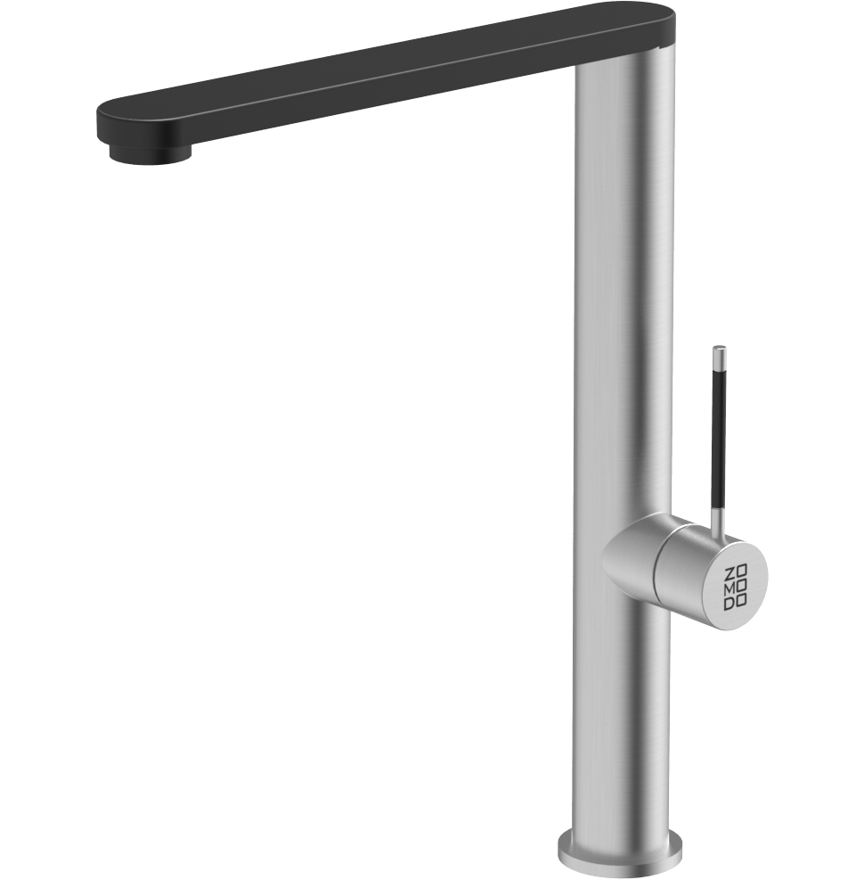 Zomodo KTC013-HBB- Piato 13 Kitchen Faucet - Black/Brushed