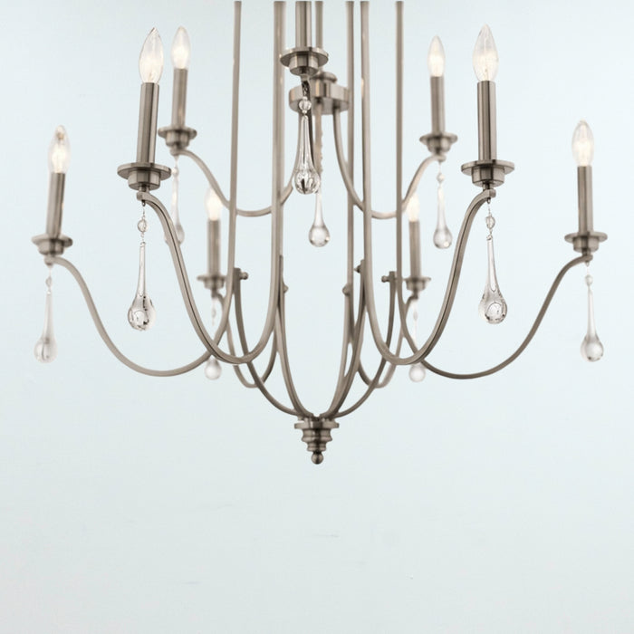 Karlee 9 Light 34" Wide Chandelier
