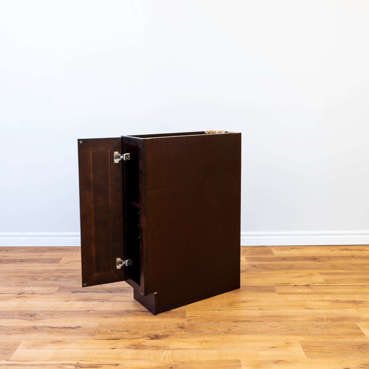 Rockwood 9" End Base and Shelf Cabinet -Chocolate Mahogany