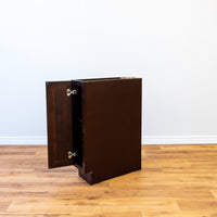 Rockwood 9" End Base and Shelf Cabinet -Chocolate Mahogany