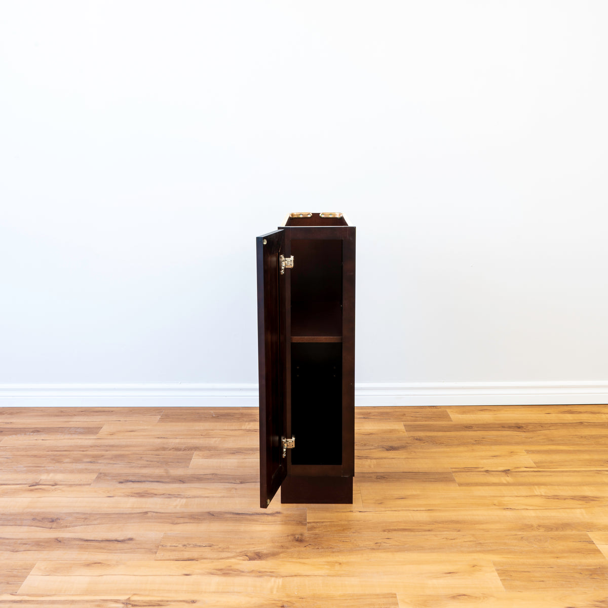 Rockwood 9" End Base and Shelf Cabinet -Chocolate Mahogany