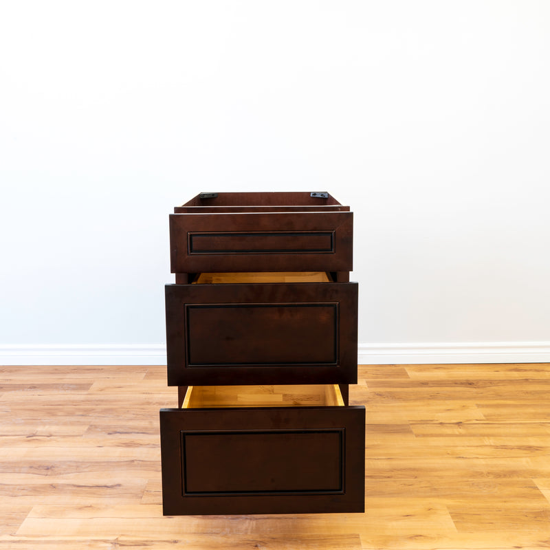 EMDB21 RockWood Kitchens Base Cabinet 3 Drawers
