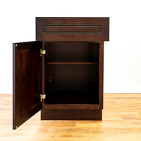 Canada Kitchens Base Cabinet with One Drawer - Mahogany