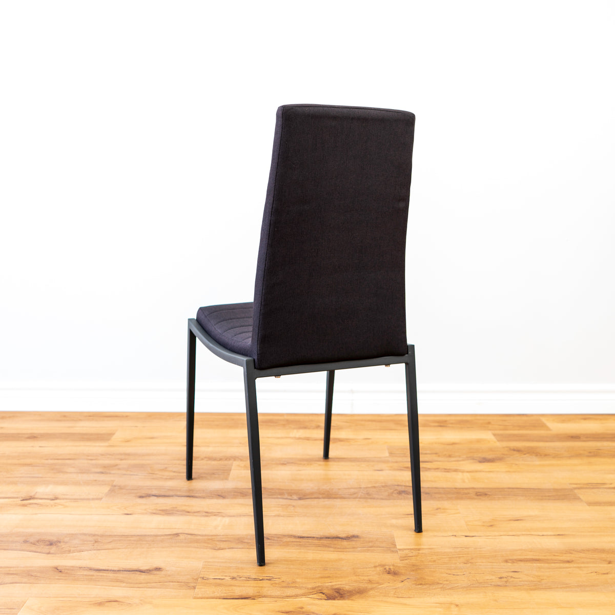 Hazel Side Chair- Keystone Black With Matte Black Legs