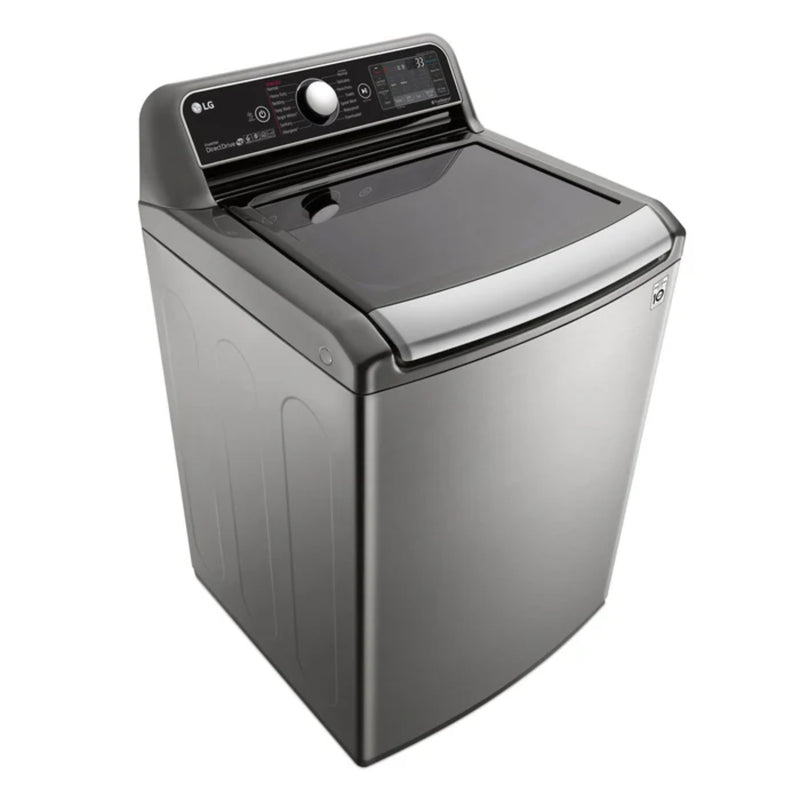 LG 5.8 Cu. Ft. Top-Load Washer (WT7800HVA) in Graphite Steel, 27" W