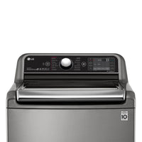 LG 5.8 Cu. Ft. Top-Load Washer (WT7800HVA) in Graphite Steel, 27" W