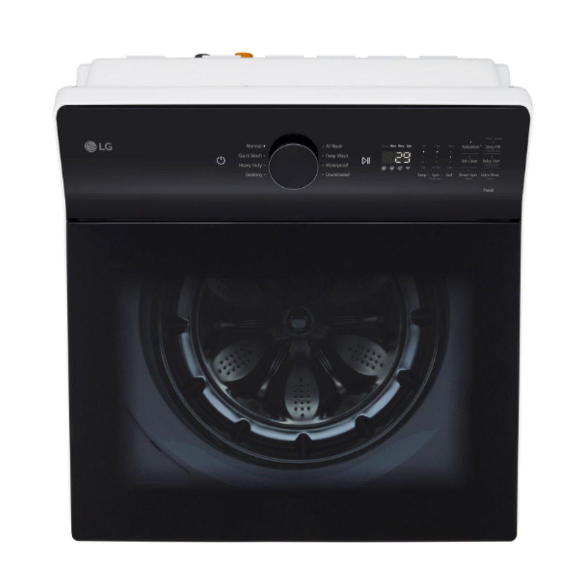 LG 6.3 Cu. Ft. Top Load Washer (WT8400CW) in Alpine White, High Efficiency, 27-Inch Wide