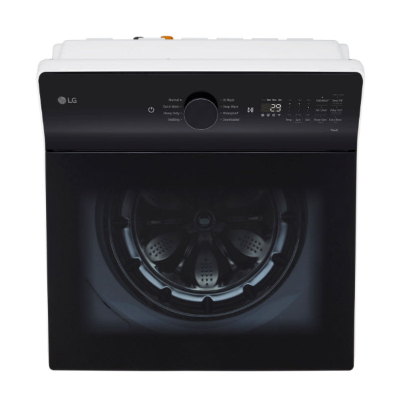 LG 6.3 Cu. Ft. Top Load Washer (WT8400CW) in Alpine White, High Efficiency, 27-Inch Wide