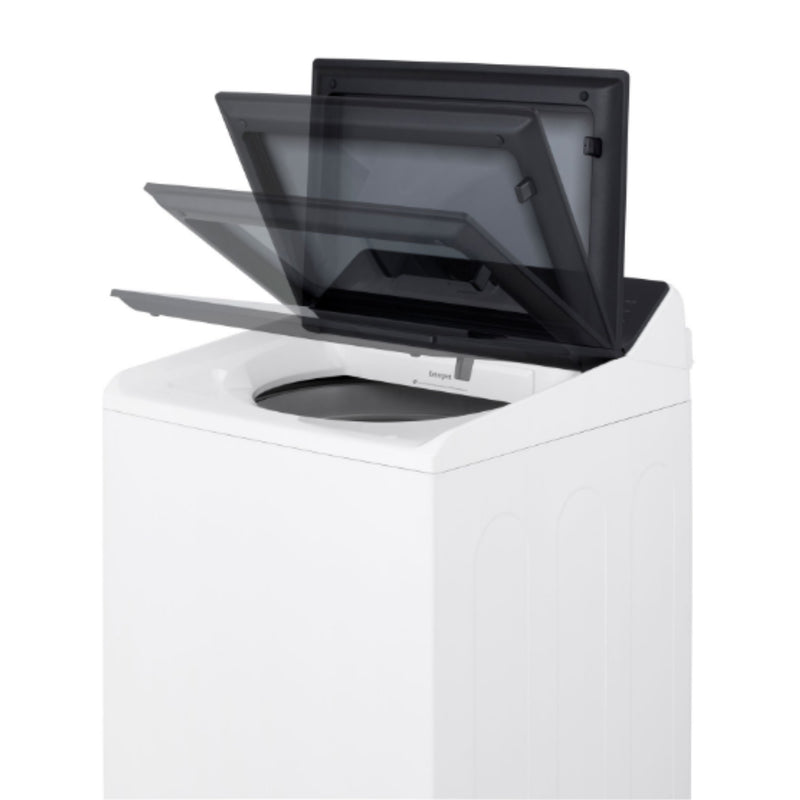 LG 6.3 Cu. Ft. Top Load Washer (WT8400CW) in Alpine White, High Efficiency, 27-Inch Wide
