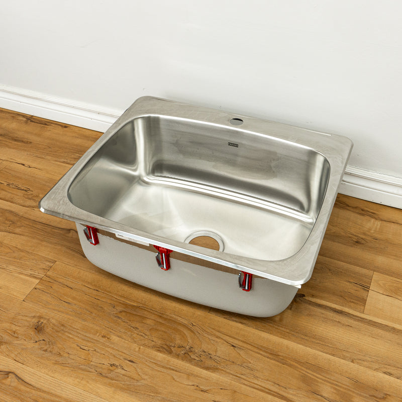 1-Bowl Drop-in Stainless Steel Sink