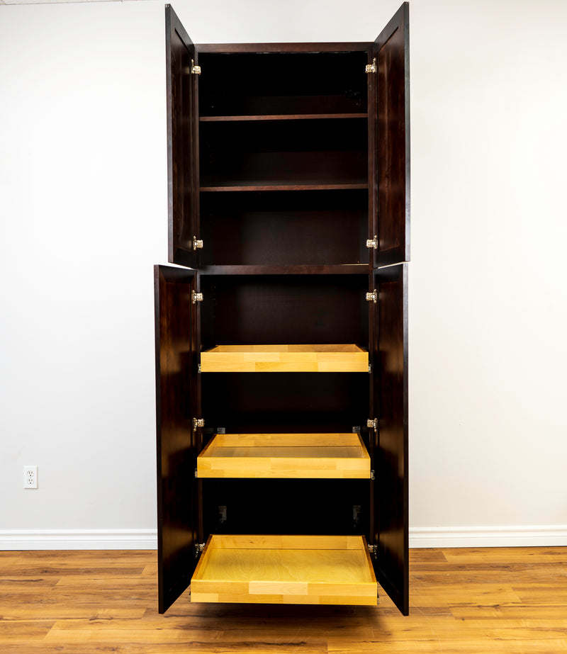 Wall Pantry Cabinet - Double Door 30"W x 84"H