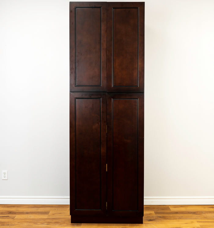 Wall Pantry Cabinet- Double Door 24"W x 84"H