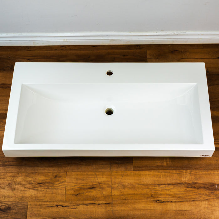 Alcove 39" 1-hole Lavatory Sink