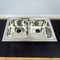 Lavelli Double Kitchen Sink - Stainless Steel